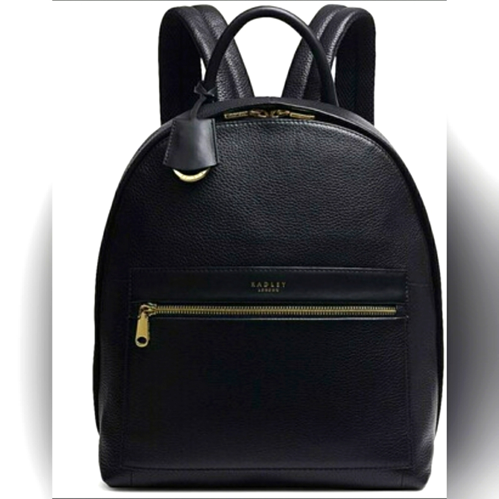 Radley London Designer Fawn Strap Leather Backpack Shoulder Bag